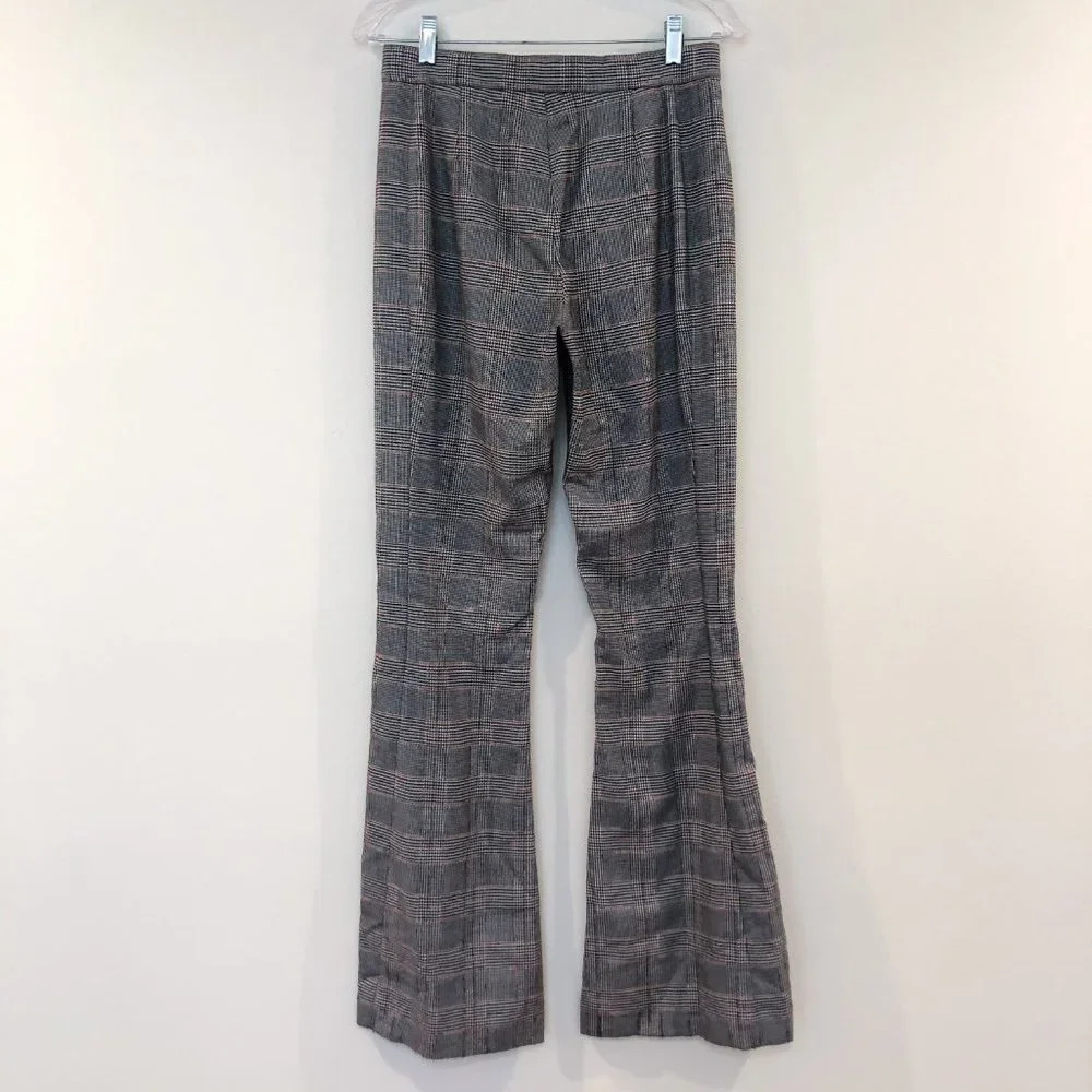 Chelsea and Walker RARE Plaid Flare Clasp Pants 4 - Picture 9 of 11